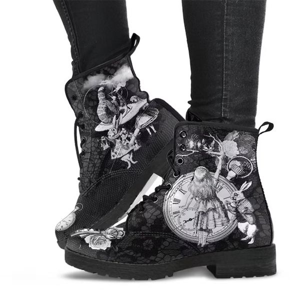 boots skull flower print highwomen boot autumn winter fashion tooling ankle botas mujer 221006, Black
boots skull flower print highwomen boot autumn winter fashion tooling ankle botas mujer 221006, Black
