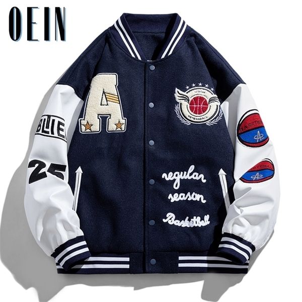mens jackets american retro embroidered men motorcycle bomber pu leather baseball uniform coats couple casual loose jacket 221007, Black;brown
mens jackets american retro embroidered men motorcycle bomber pu leather baseball uniform coats couple casual loose jacket 221007, Black;brown