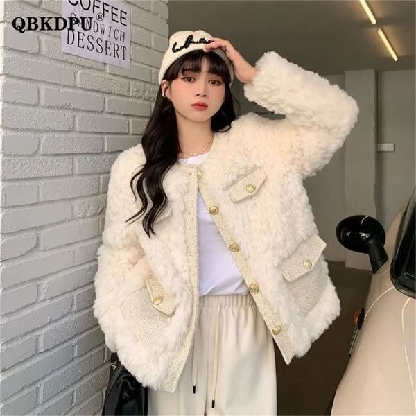 womens fur faux fur korean fashion design plush coat women elegant round neck long sleeve faux rabbit fur coat fall winter vintage patchwork, Black
womens fur faux fur korean fashion design plush coat women elegant round neck long sleeve faux rabbit fur coat fall winter vintage patchwork, Black