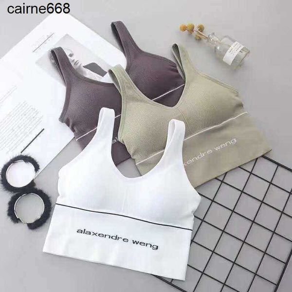 designer camisoles beautiful back underwear female letter same style sports shockproof alexanders bra vest style ring wrap chest wangs, Black;white
designer camisoles beautiful back underwear female letter same style sports shockproof alexanders bra vest style ring wrap chest wangs, Black;white