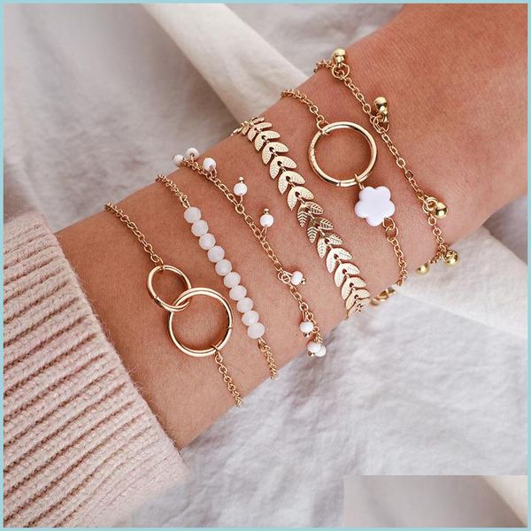 charm bracelets circle flowers leaf charm bracelet jewelry women fashion plated gold chain 6 piece set personality new pattern 4 6yg dhj9q, Golden;silver
charm bracelets circle flowers leaf charm bracelet jewelry women fashion plated gold chain 6 piece set personality new pattern 4 6yg dhj9q, Golden;silver