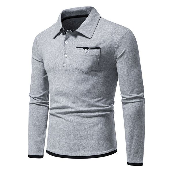 men's polos men tshirt spring and autumn lapel business long sleeve solid men tshirt korean fashion clothing men clothing 221006, White;black
men's polos men tshirt spring and autumn lapel business long sleeve solid men tshirt korean fashion clothing men clothing 221006, White;black