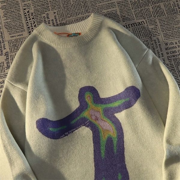women's sweaters europe american high street vintage loose outer wear hip hop streetwear sweater oversize female winter pullover jacket, White;black
women's sweaters europe american high street vintage loose outer wear hip hop streetwear sweater oversize female winter pullover jacket, White;black