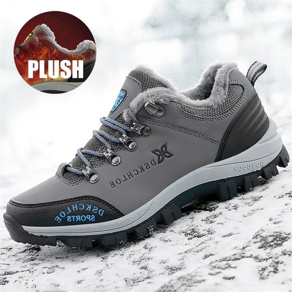 boots lightweight men hiking shoes winter plush trekking shoes nonslip waterproof men sneakers outdoor fashion ankle boots male warm 221007, Black
boots lightweight men hiking shoes winter plush trekking shoes nonslip waterproof men sneakers outdoor fashion ankle boots male warm 221007, Black