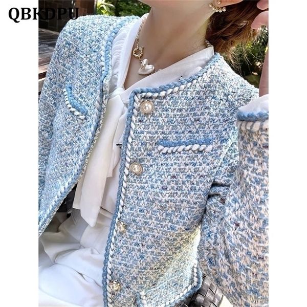 womens jackets elegant luxury blue plaid tweed jacket women vintage round neck pearl button design short coat office lady korean chaqueta mu, Black;brown
womens jackets elegant luxury blue plaid tweed jacket women vintage round neck pearl button design short coat office lady korean chaqueta mu, Black;brown