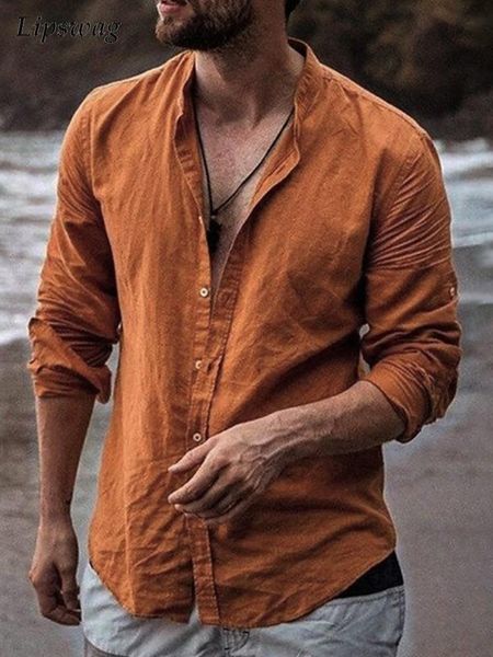 men's polos spring vintage long sleeve solid shirt men casual loose buttoned turndown collar cardigan fashion simple mens streetwear 2, White;black
men's polos spring vintage long sleeve solid shirt men casual loose buttoned turndown collar cardigan fashion simple mens streetwear 2, White;black