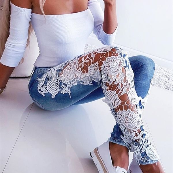 women's jeans lace floral crochet hollow-out autumn women elegant denim pencil skinny 221007, Blue
women's jeans lace floral crochet hollow-out autumn women elegant denim pencil skinny 221007, Blue