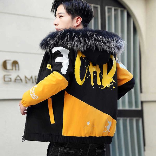men's down parkas 2021 fashion winter jacket men big cool fur collar casual parka outwear thicken warm hooded coat mens winter jackets, Black
men's down parkas 2021 fashion winter jacket men big cool fur collar casual parka outwear thicken warm hooded coat mens winter jackets, Black