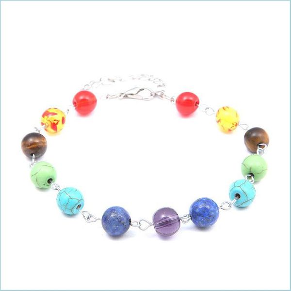 beaded strands colorf chakra strands bracelet new pattern turquoise energy natural healing crystals woman man beaded bracelets ankle dhnxa, Black
beaded strands colorf chakra strands bracelet new pattern turquoise energy natural healing crystals woman man beaded bracelets ankle dhnxa, Black