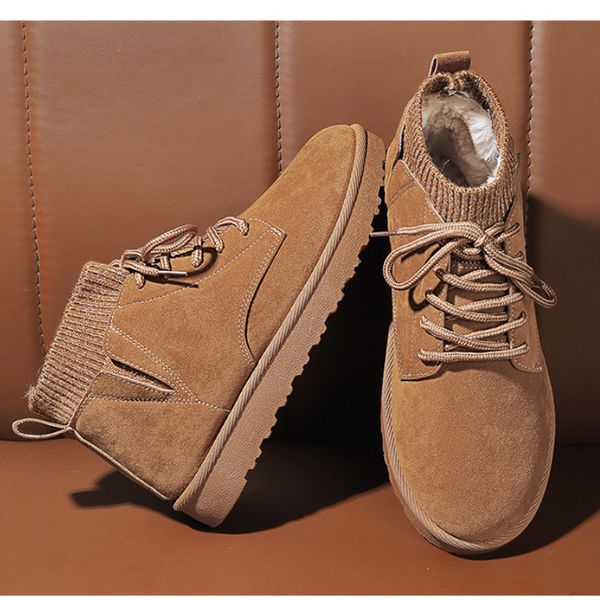 boots men boots genuine leather winter keep warm ankle boot comfort walking platform suede snow plush natural cotton shoes footwear 221008, Black
boots men boots genuine leather winter keep warm ankle boot comfort walking platform suede snow plush natural cotton shoes footwear 221008, Black