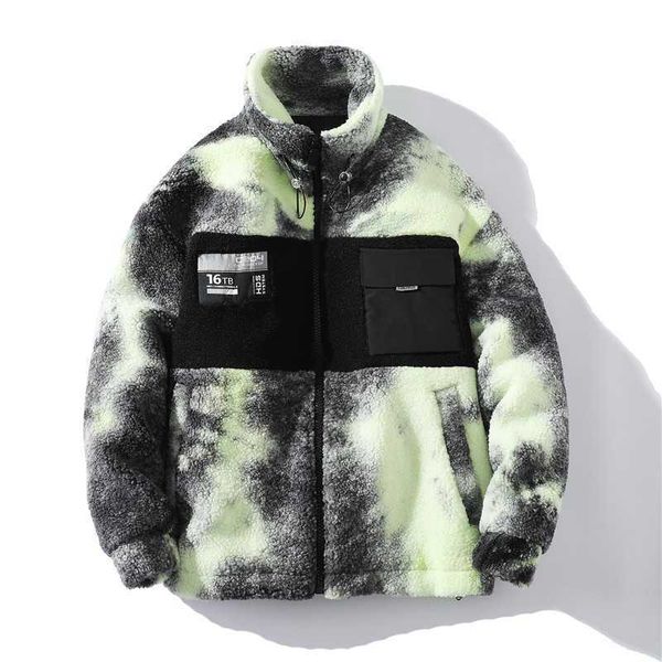 men's down parkas winter men's coat new lamb wool parka coat loose men clothing grain fleece men's jacket geometry camouflage, Black
men's down parkas winter men's coat new lamb wool parka coat loose men clothing grain fleece men's jacket geometry camouflage, Black