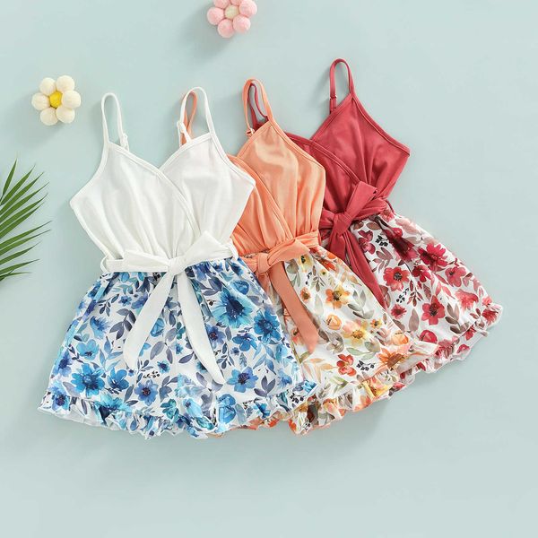 rompers 510y kid baby girls summer short jumpsuits floral print sleeveless ruffles wide blowjob jumpsuit playsuit clothes with belt j220922, Blue
rompers 510y kid baby girls summer short jumpsuits floral print sleeveless ruffles wide blowjob jumpsuit playsuit clothes with belt j220922, Blue
