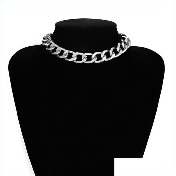chains punk gold color thick chain necklace for women hip hop exaggerated big chunky collar necklaces jeweley gift 804 r2 drop delive dhcll, Silver
chains punk gold color thick chain necklace for women hip hop exaggerated big chunky collar necklaces jeweley gift 804 r2 drop delive dhcll, Silver