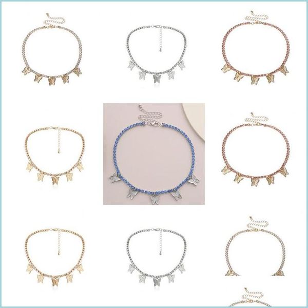 chokers cute butterfly-shaped necklace with colorf fl rhinestone link chain choker for women party jewelry charms 148 r2 drop deliver dhdka, Golden;silver
chokers cute butterfly-shaped necklace with colorf fl rhinestone link chain choker for women party jewelry charms 148 r2 drop deliver dhdka, Golden;silver