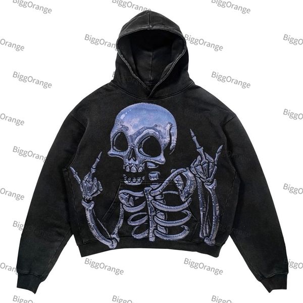 mens hoodies sweatshirts skull print sweater men and women street hiphop retro oversized hooded sweater fashion sweater loose streetwear 221, Black
mens hoodies sweatshirts skull print sweater men and women street hiphop retro oversized hooded sweater fashion sweater loose streetwear 221, Black