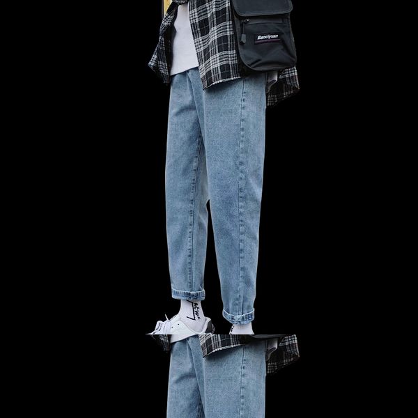 men's pants new jeans men male jeans mens men's classic fashions pants denim biker pant slim baggy straight trousers designer g221, Black
men's pants new jeans men male jeans mens men's classic fashions pants denim biker pant slim baggy straight trousers designer g221, Black