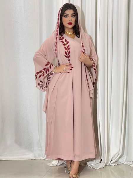 ethnic clothing abaya set 2 piece arabic party evening banquet jalabiya women embroidered arab chiffon dress with matching hijab scarf musli, Red
ethnic clothing abaya set 2 piece arabic party evening banquet jalabiya women embroidered arab chiffon dress with matching hijab scarf musli, Red