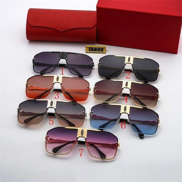 latest gradient purple mens sunglasses metal frame central symbol highlights brand wide view goggles driving travel uv protection orange man, White;black
latest gradient purple mens sunglasses metal frame central symbol highlights brand wide view goggles driving travel uv protection orange man, White;black