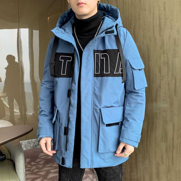 men's down parkas 2022 new autumn winter patchwork parkas casual mens thick hooded cotton-padded jacket loose warm coat male outwear c, Black
men's down parkas 2022 new autumn winter patchwork parkas casual mens thick hooded cotton-padded jacket loose warm coat male outwear c, Black