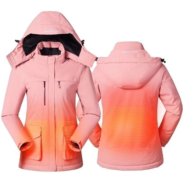 womens jackets women winter intelligent heating jacket usb charging women heated coat outdoor fleece female windproof climbing clothes 22100, Black;brown
womens jackets women winter intelligent heating jacket usb charging women heated coat outdoor fleece female windproof climbing clothes 22100, Black;brown