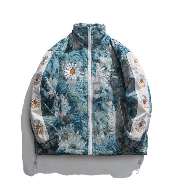 men's jackets winter casual parkas coat men embriodery hip hop jacket warm thick flower parkas men japanese loose fashion couple outwea, Black;brown
men's jackets winter casual parkas coat men embriodery hip hop jacket warm thick flower parkas men japanese loose fashion couple outwea, Black;brown