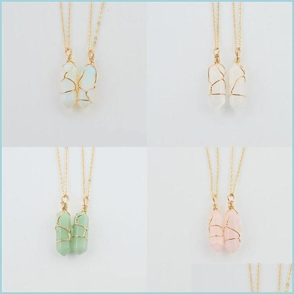pendant necklaces hexagonal column necklace winding crystal natural stone pendants men women fashion jewelry manual chains 4ck f2b dr dhnl7, Silver
pendant necklaces hexagonal column necklace winding crystal natural stone pendants men women fashion jewelry manual chains 4ck f2b dr dhnl7, Silver
