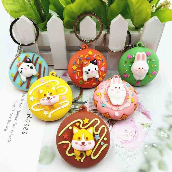 keychains creative animal doughnut threedimensional pvc soft key chain pendant car bag craft gift, Silver
keychains creative animal doughnut threedimensional pvc soft key chain pendant car bag craft gift, Silver