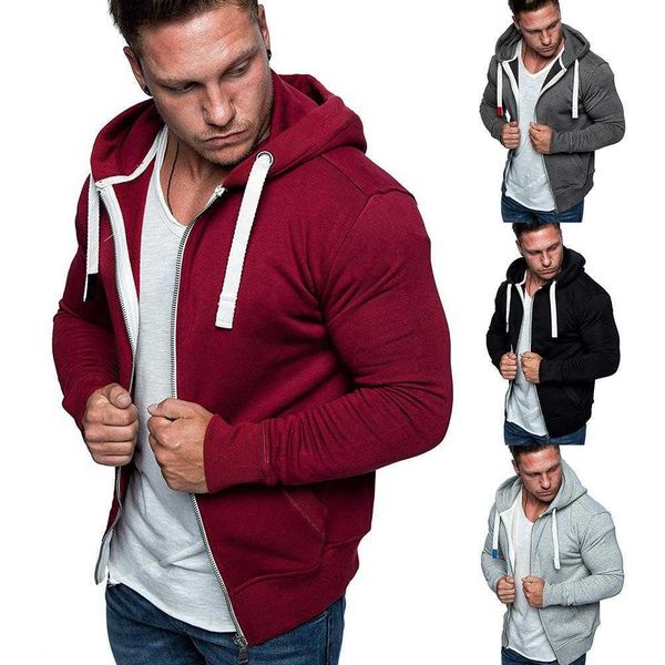men's hoodies sweatshirts m-3xl fashion men zippered pocket drawstring sport hoodies sweatshirt overcoat jacket men male clothing t2210, Black
men's hoodies sweatshirts m-3xl fashion men zippered pocket drawstring sport hoodies sweatshirt overcoat jacket men male clothing t2210, Black