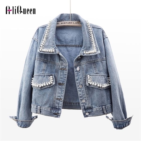 womens jackets vintage women short beaded denim jacket blue jeans jackets coats outwear streetwear singlebreasted loose coats chaquetas 2210, Black;brown
womens jackets vintage women short beaded denim jacket blue jeans jackets coats outwear streetwear singlebreasted loose coats chaquetas 2210, Black;brown