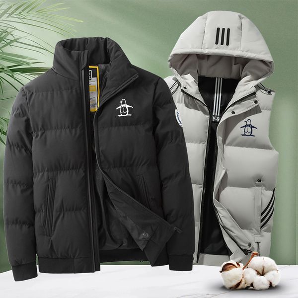 men's jackets winter mens munsing print warm wear thick men cotton parka puffer jackets vest outwear coats stand collar male brand wind, Black;brown
men's jackets winter mens munsing print warm wear thick men cotton parka puffer jackets vest outwear coats stand collar male brand wind, Black;brown