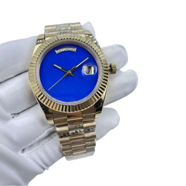 designer mens watches simple no time scale luxury 41mm blue dial calender date automatic mechanical movement wristwatch, Slivery;brown
designer mens watches simple no time scale luxury 41mm blue dial calender date automatic mechanical movement wristwatch, Slivery;brown