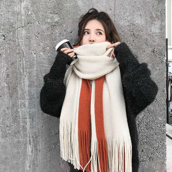 scarves women 2020 knitted winter cashmere scarf luxury scarfs ladies tassel bandana shawl and wraps pashmina g221007, Blue;gray
scarves women 2020 knitted winter cashmere scarf luxury scarfs ladies tassel bandana shawl and wraps pashmina g221007, Blue;gray