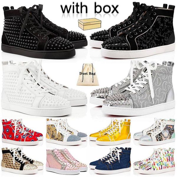 red bottom boots mens womens triple balck white spikes sneakers designer rose pink reflective flowers printeds outdoor ankle boot rivets spo, Black
red bottom boots mens womens triple balck white spikes sneakers designer rose pink reflective flowers printeds outdoor ankle boot rivets spo, Black