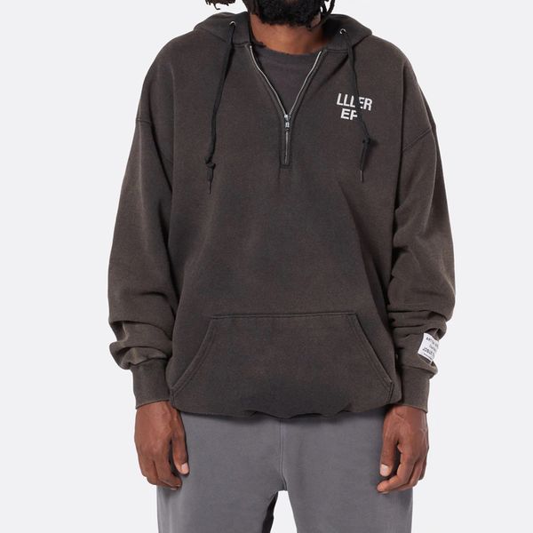 22fw usa vintage washed print hoodie fashion autumn winter skateboard half zipper hooded sweatshirt, Black;brown
22fw usa vintage washed print hoodie fashion autumn winter skateboard half zipper hooded sweatshirt, Black;brown