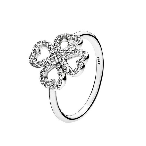 authentic sterling silver stacking clover ring women girls wedding gift jewelry with original box for pandora cz diamond engagement rings se, Slivery;golden
authentic sterling silver stacking clover ring women girls wedding gift jewelry with original box for pandora cz diamond engagement rings se, Slivery;golden