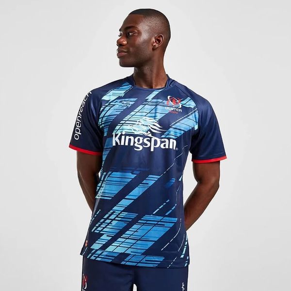 2022 ulster away rugby jersey shirt size s--l-xl-xxl-3xl-4xl-5xl, Black