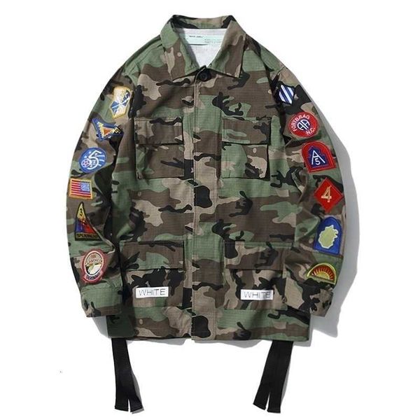 men fashion jacket luxury designer graffiti hip hop row clothes camouflage embroidery medal tooling women coat off 20ss ow 201130, Black;brown
men fashion jacket luxury designer graffiti hip hop row clothes camouflage embroidery medal tooling women coat off 20ss ow 201130, Black;brown