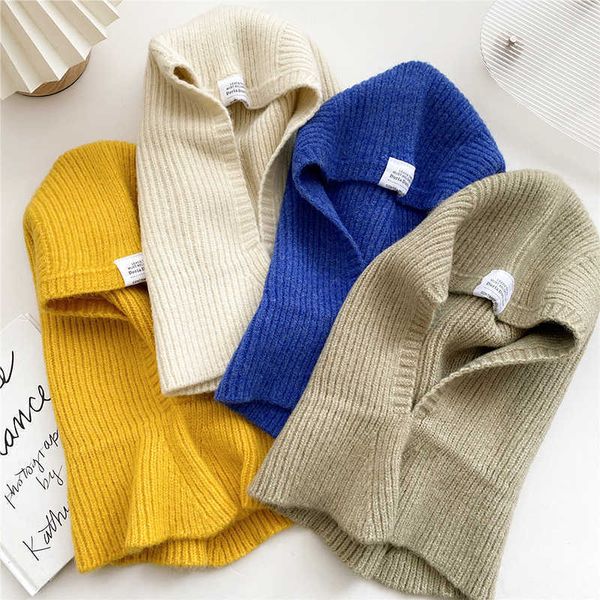 scarves winter knitted hood scarf soft warm hijab cap women woolen solid color for men bandanas female shawls g221007, Blue;gray
scarves winter knitted hood scarf soft warm hijab cap women woolen solid color for men bandanas female shawls g221007, Blue;gray