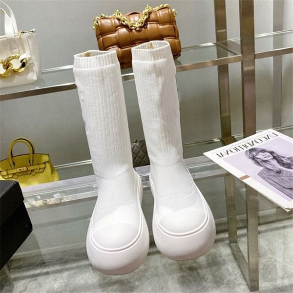 shoes the casual latest thick soled color contrast socks boots are vintage breathable comfortable half boot, Black
shoes the casual latest thick soled color contrast socks boots are vintage breathable comfortable half boot, Black