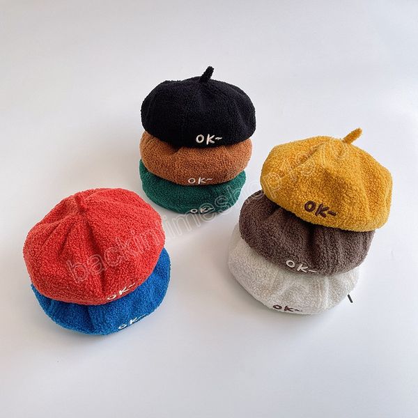 fashion baby caps lamb wool autumn winter beret hats for kids girls boys adjustable children cap accessories 2-6y, Yellow
fashion baby caps lamb wool autumn winter beret hats for kids girls boys adjustable children cap accessories 2-6y, Yellow