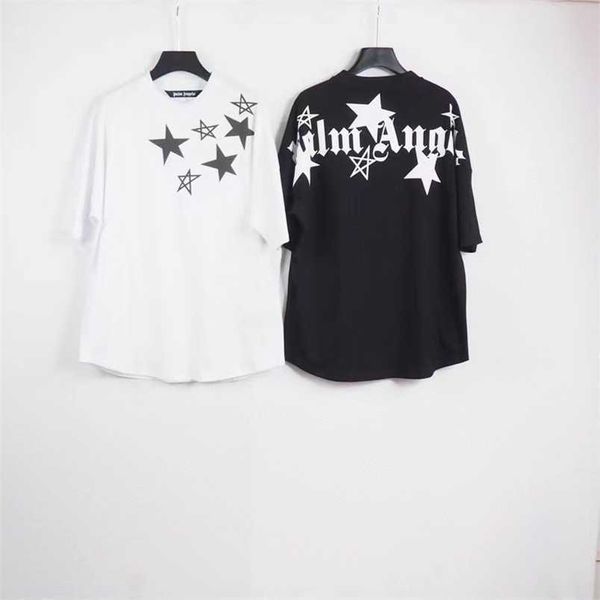 designer men t-shirts palms/angels trendy pa bat sleeve drop shoulder black and white star big letter print short couple double t-shirt, White;black
designer men t-shirts palms/angels trendy pa bat sleeve drop shoulder black and white star big letter print short couple double t-shirt, White;black