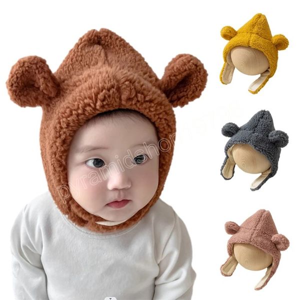 lamb wool kids winter hat cartoon ears baby bonnet warm ears adjustable infant beanie toddler caps for girls boys 3-24m, Yellow
lamb wool kids winter hat cartoon ears baby bonnet warm ears adjustable infant beanie toddler caps for girls boys 3-24m, Yellow