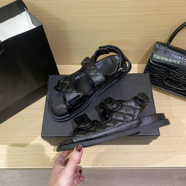 dad sandals designer women sandals real calf leather 100% womens slides 35-42 with box and dust bag jelly quilted platform summer grandad, Black
dad sandals designer women sandals real calf leather 100% womens slides 35-42 with box and dust bag jelly quilted platform summer grandad, Black