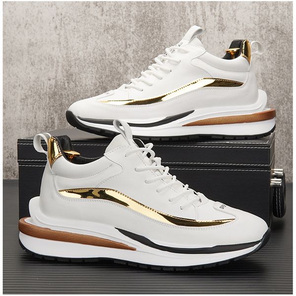 2023 men's high fashion leather sneakers trend comfortable man casual shoes outdoor non-slip breathable men shoes, Black
2023 men's high fashion leather sneakers trend comfortable man casual shoes outdoor non-slip breathable men shoes, Black