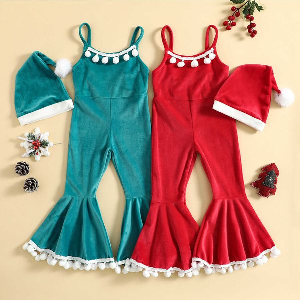 rompers 15y fashion toddler baby girls christmas romper plush ball tassel sleeveless sling flare pants jumpsuit hat j220922, Blue
rompers 15y fashion toddler baby girls christmas romper plush ball tassel sleeveless sling flare pants jumpsuit hat j220922, Blue