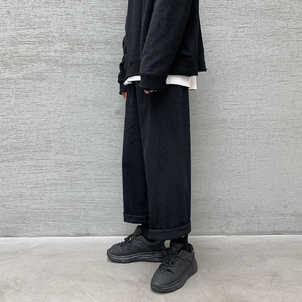 men's pants japan style men casual straight pants black streetwear trousers male wide leg loose ankle-length man clothing harem pants m
men's pants japan style men casual straight pants black streetwear trousers male wide leg loose ankle-length man clothing harem pants m