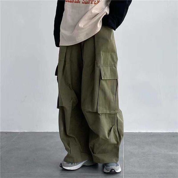 men's pants streetwear losse casual broek grote zak wijde pijpen broek overalls retro super militaire oversized trainingsbroek mode bro, Black
men's pants streetwear losse casual broek grote zak wijde pijpen broek overalls retro super militaire oversized trainingsbroek mode bro, Black