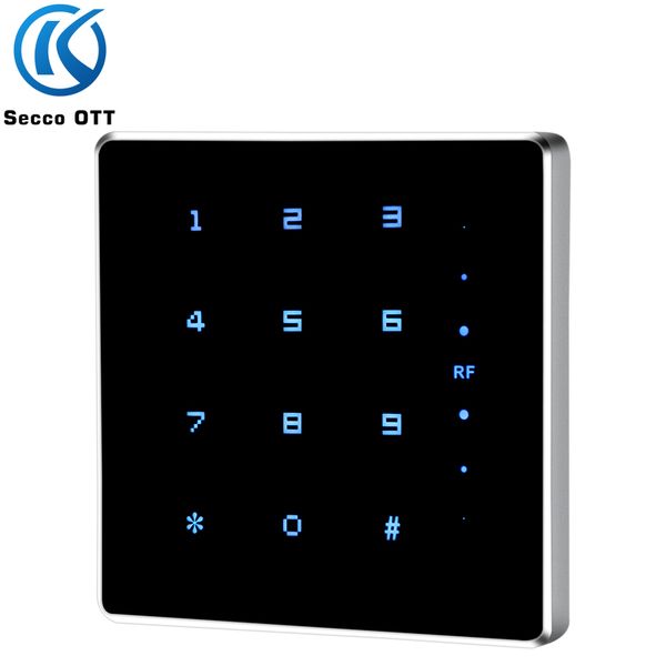 125khz slim metal access control card reader with pin keypad or swipe verification tempered glass material wiegan 26 34 format 13.56mhz cont
125khz slim metal access control card reader with pin keypad or swipe verification tempered glass material wiegan 26 34 format 13.56mhz cont