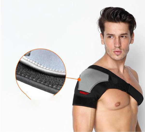 sport wear exercise fitness pressure adjustable shoulder pad belt protector pauldron spaulders weightlifting protective gear back support 20, Black;blue
sport wear exercise fitness pressure adjustable shoulder pad belt protector pauldron spaulders weightlifting protective gear back support 20, Black;blue