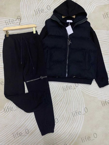 designer womens three pieces pants zipper lapel down vest drawstring hoodie sweatshirts elastic waist sports trousers brand woman tracksuit, White
designer womens three pieces pants zipper lapel down vest drawstring hoodie sweatshirts elastic waist sports trousers brand woman tracksuit, White